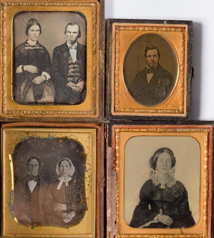 2) 1/6 Plate Daguerreotype Portraits & Ambrotypes (1 of 3)