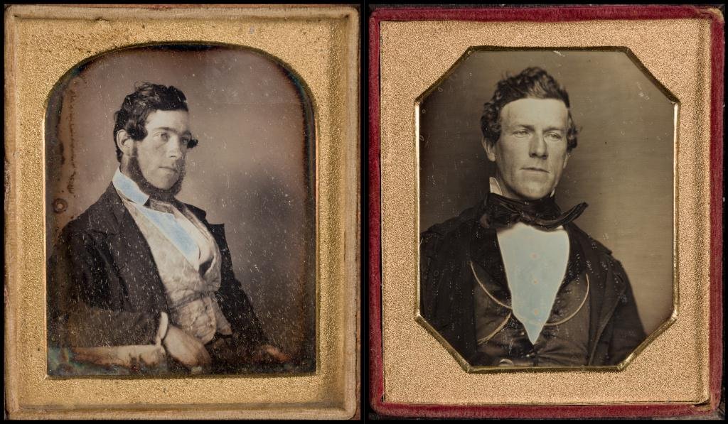 (2) Early 1/6 Plate Daguerreotypes of Gentlemen. (1 of 8)