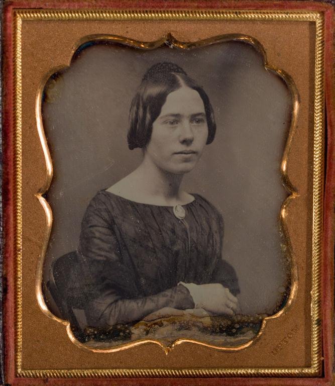 1/6 Plate Daguerreotype by Upton Interesting Case (1 of 2)