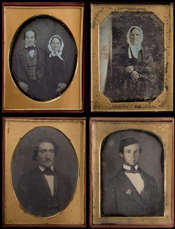 (4) Early 1/4 Plate Daguerreotypes (1 of 9)
