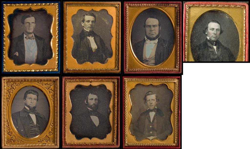 (7) 1/9 Plate Daguerreotypes of Gentleman (1 of 10)