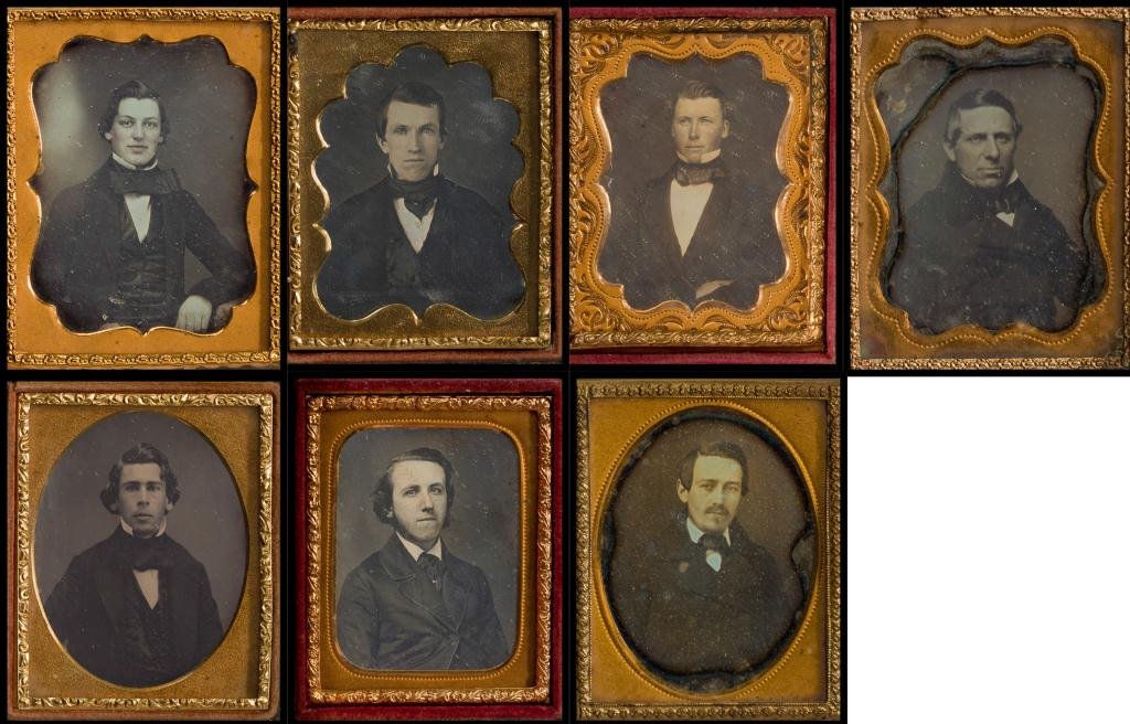 (7) 1/9 Plate Daguerreotypes of Gentlemen (1 of 10)