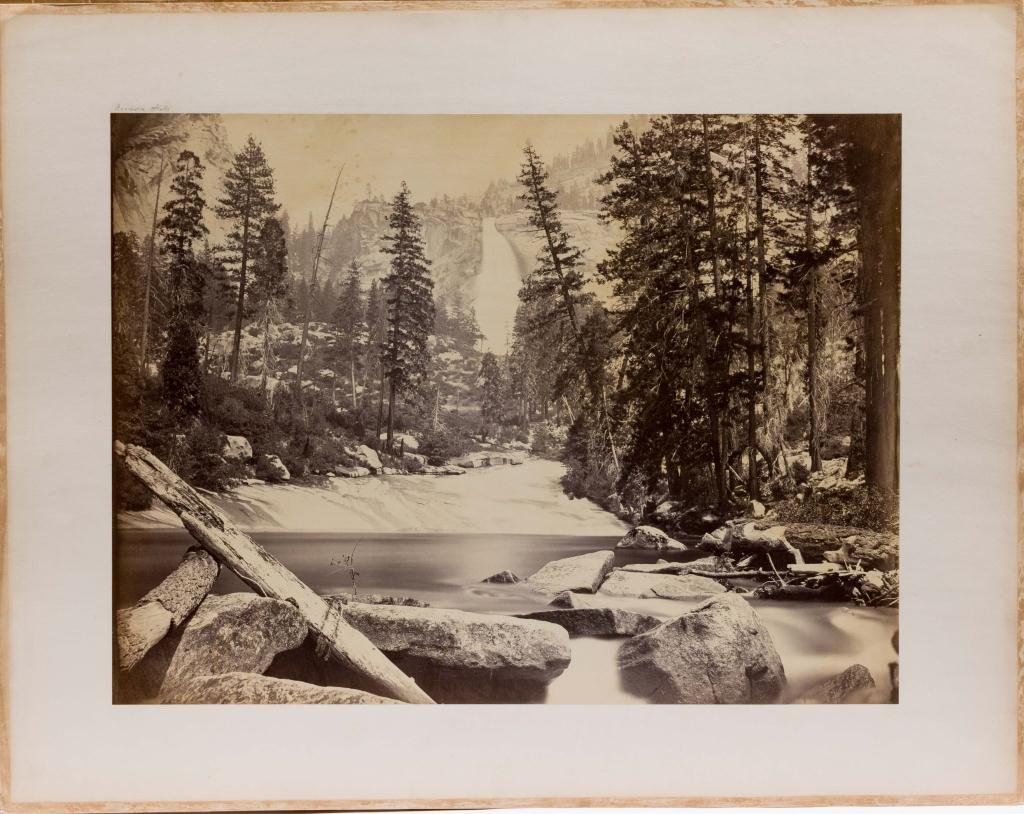 Carlton Watkins (1829-1916) Nevada Falls (1 of 8)