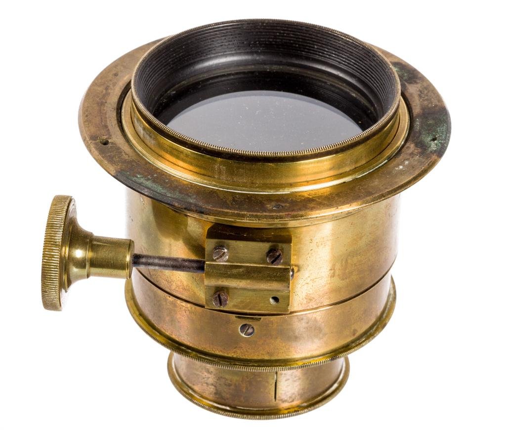 (19th c.) Darlot Paris Brass Camera Lens (1 of 7)