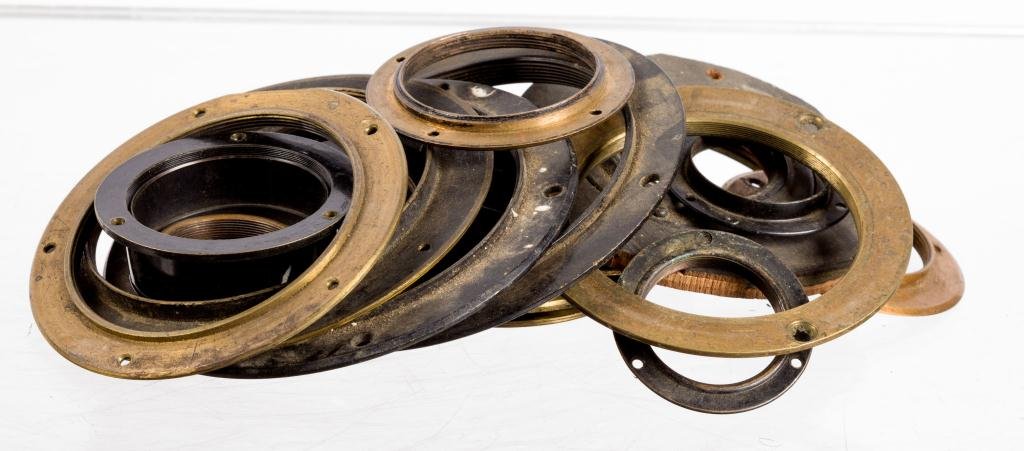 Assortment of (19th c.) Lens Mounting Rings (1 of 5)