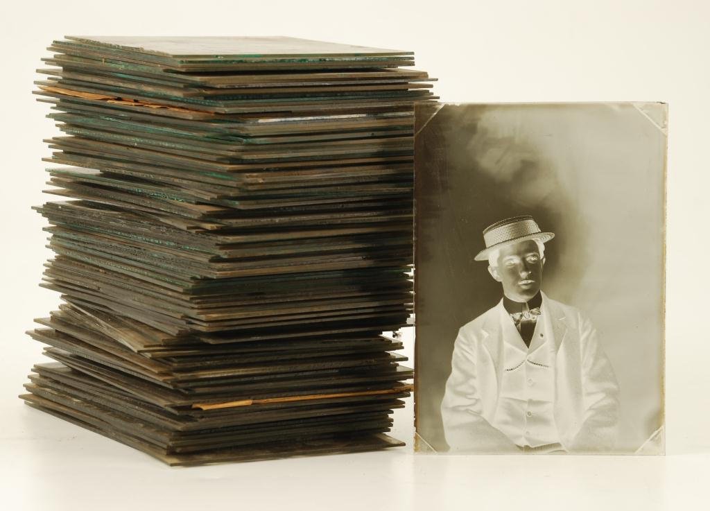 Over (120) 5 x 7 in Glass Plate Negatives c.1915 (1 of 2)