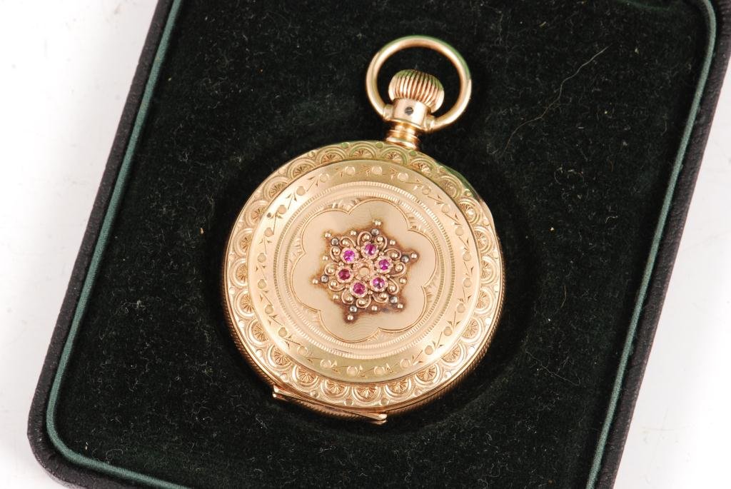 14K GOLD AMERICAN WALTHAM WATCH CO. POCKET WATCH (1 of 5)