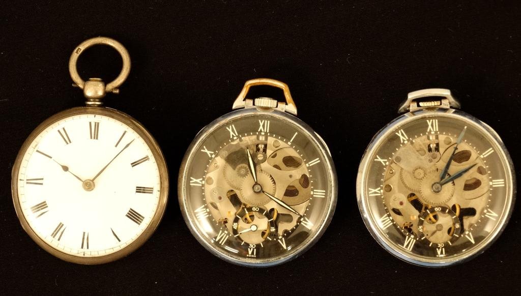 (1) ENGLISH & (2) GIRARD-PERREGAUX POCKET WATCHES (1 of 3)