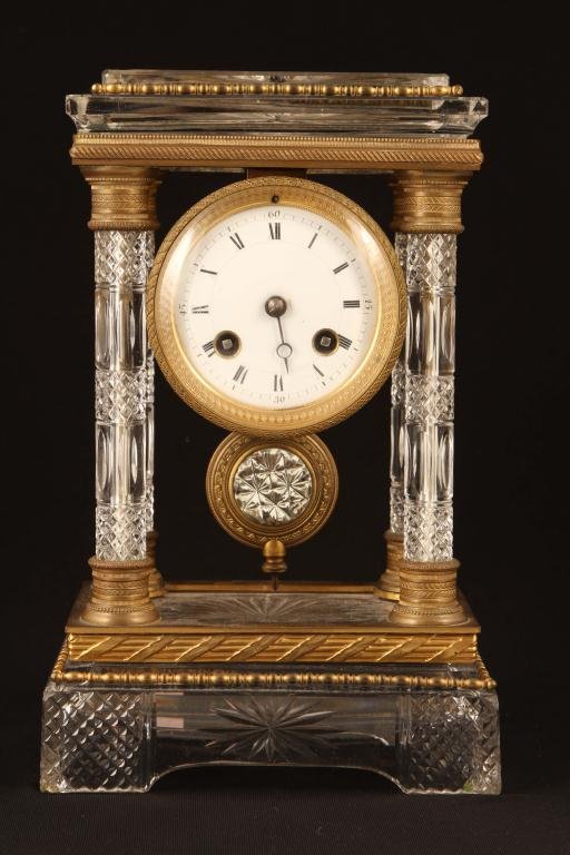 1889 L. MARTI & CO. TIFFANY MANTLE CLOCK (1 of 9)