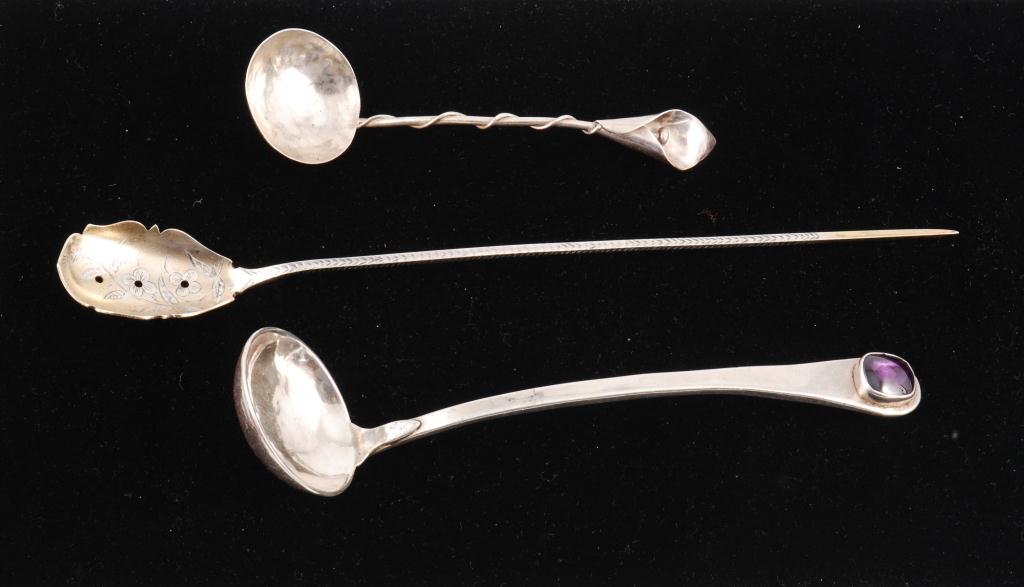 THREE STERLING SERVING PIECES (1 of 7)