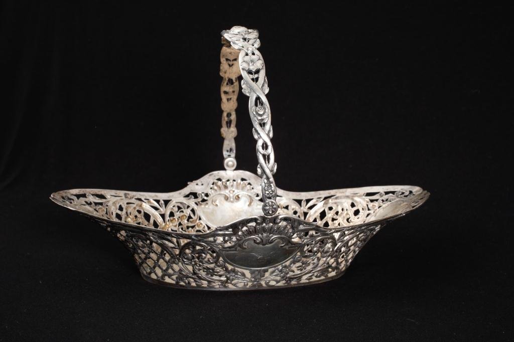 GEORG ROTH STERLING SILVER RETICULATED BASKET (1 of 5)