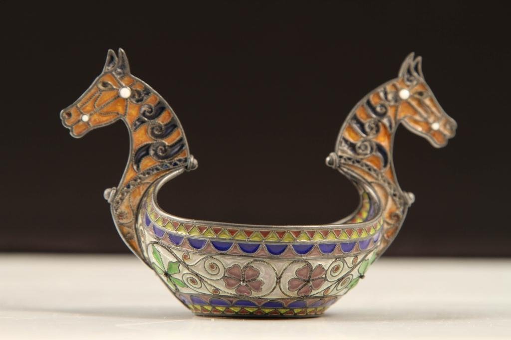 MARIUS HAMMER PLIQUE- A -JOUR SILVER DISH (1 of 6)