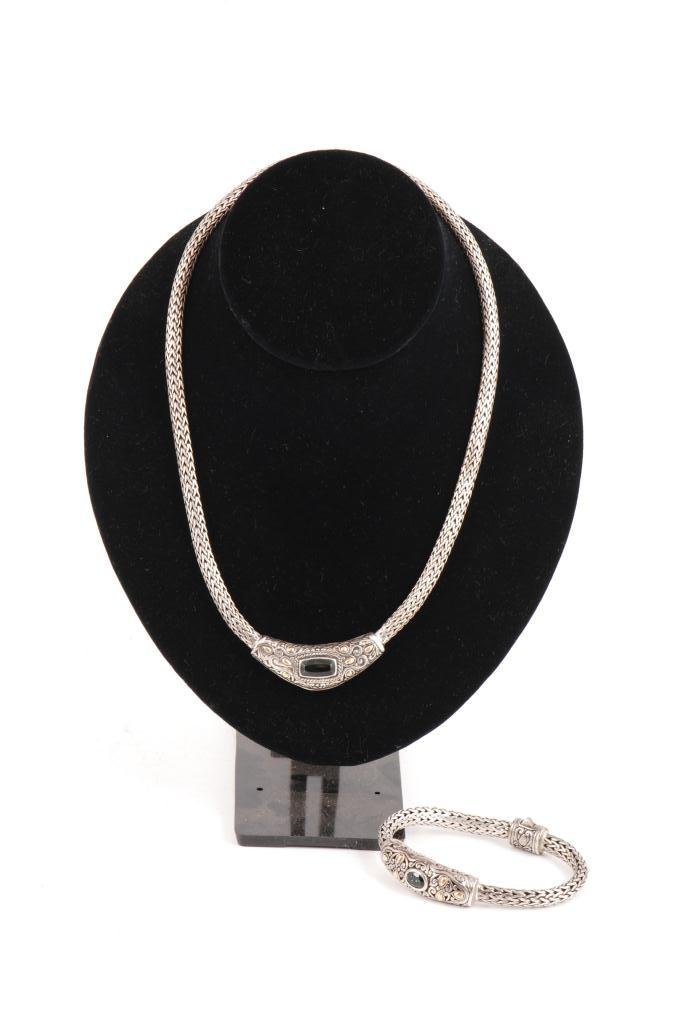 SAMUEL B BEHNAM BJC STERLING NECKLACE & BRACELET (1 of 5)