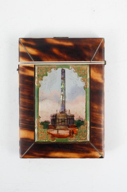 CALLING CARD CASE with WASHINGTON MONUMENT (1 of 4)