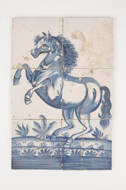 (6) EARLY ENGLISH BLUE AND DELFT TILES (1 of 4)