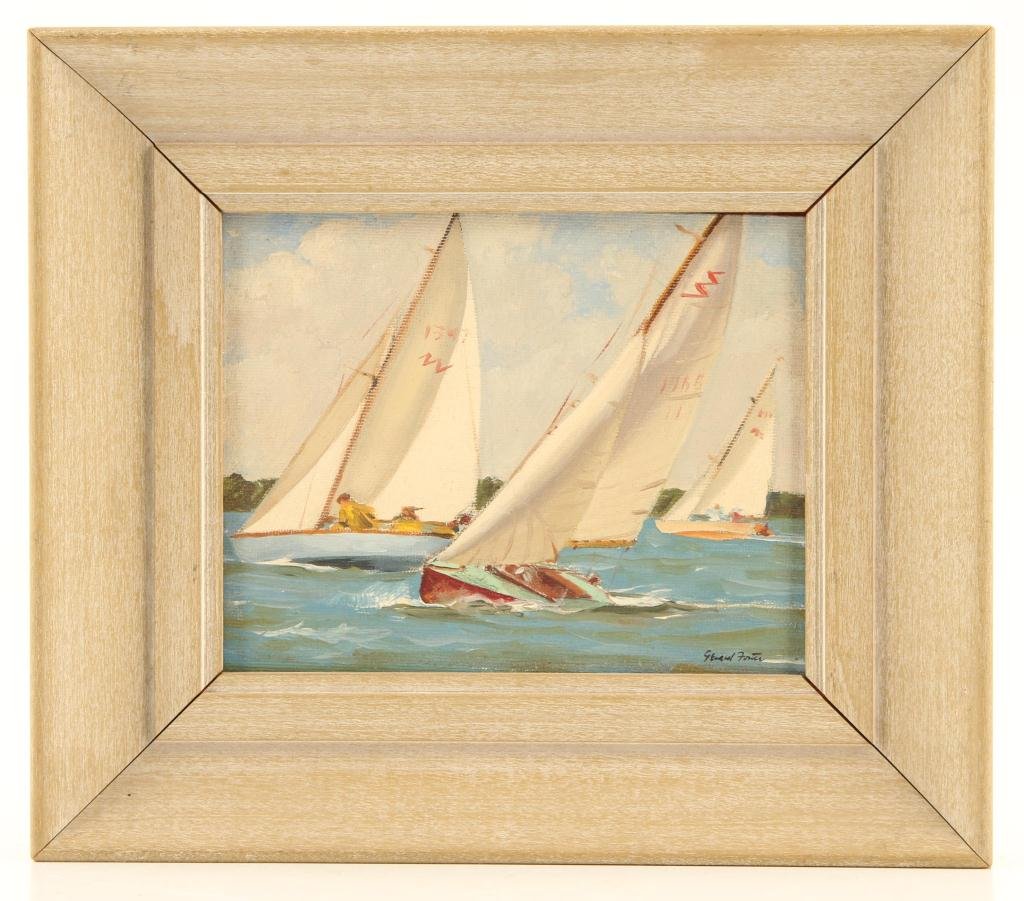 NEW JERSEY MARINE PAINTING G. FOSTER (1 of 4)