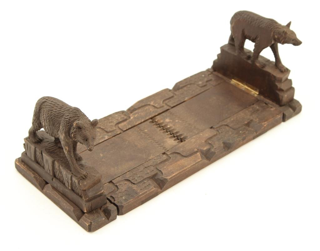 BLACK FOREST FOLDING ADJUSTABLE BOOKSHELF (1 of 8)