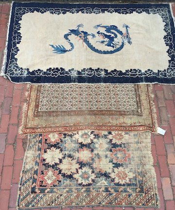 (2) ORIENTAL AND (1) CHINESE RUGS (1 of 9)