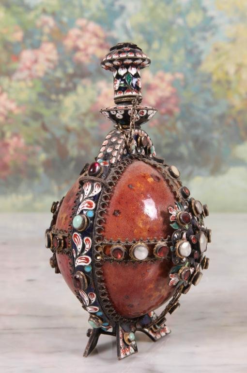 Austro-Hungarian Gem Set Scent Bottle (1 of 5)
