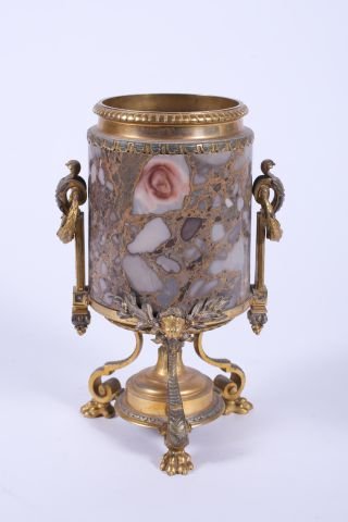Gilt Silver and Gold Gerdome Form Urn (1 of 4)
