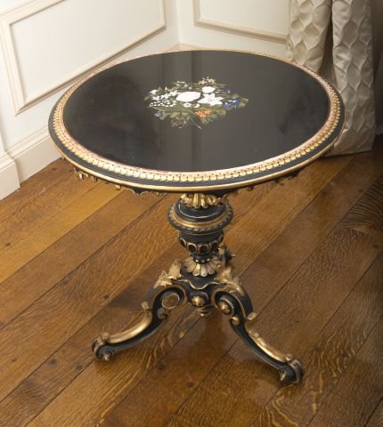 19th c Italian Pietra Dura Top Table (1 of 1)