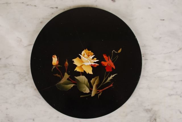 19th c Italian Pietra Dura Top Table (1 of 6)