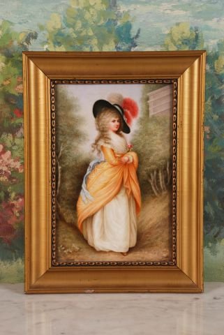 19th c KPM Porcelain Portrait Plaque (1 of 7)