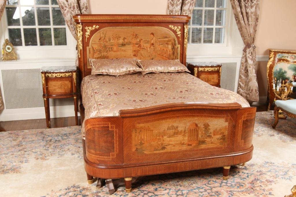 19th c French Louis XVI Style Bedroom Suite (1 of 10)