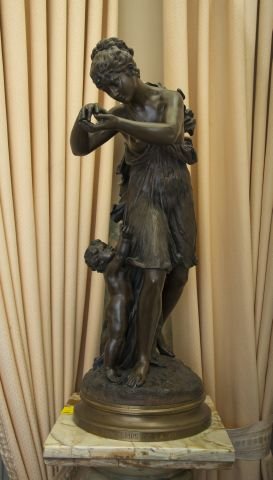 19th c Bronze "Le Printemps De La Vie" (1 of 6)