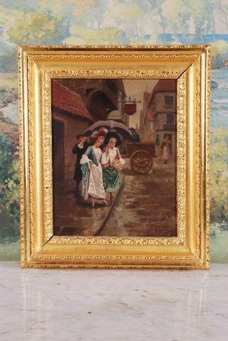 English 19th c Oil on Canvas (1 of 3)