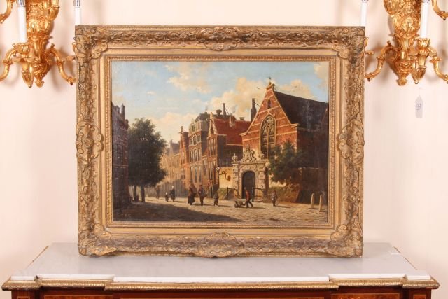 Att to Koekkoek (Dutch, 1803-1862) Dutch Oil (1 of 6)