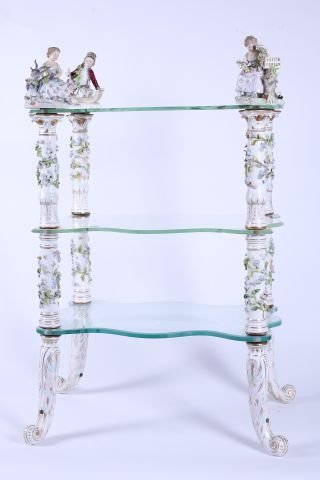 19th c Rare Dresden Porcelain Etagere (1 of 10)