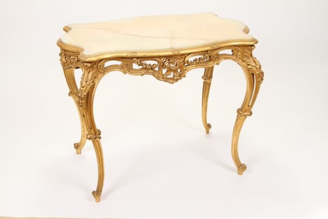 C1880 Victorian Carved Center Table (1 of 7)