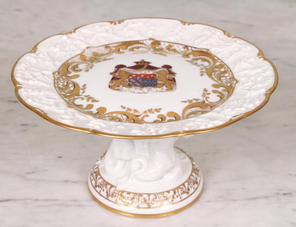 Napolean Tazza: Capo Di Monte mark Approx. 9 inches by 4 3/4 inches