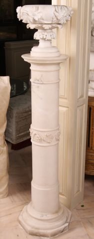 Finely Carved Alabaster Urn (1 of 5)