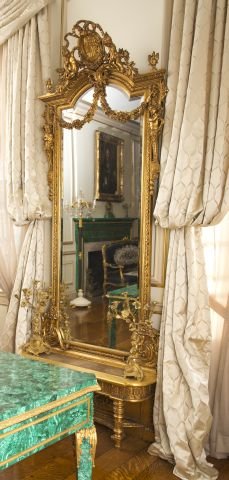 Impressive 19th c Louis XVI style Giltwood Mirror (1 of 4)