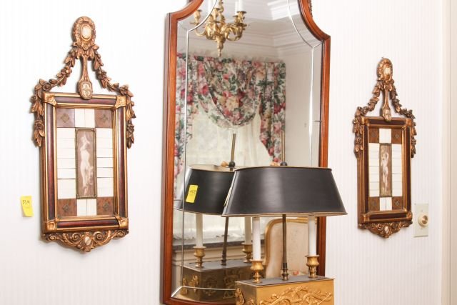 Pair of Hand Painted Porcelain Plaques (1 of 3)