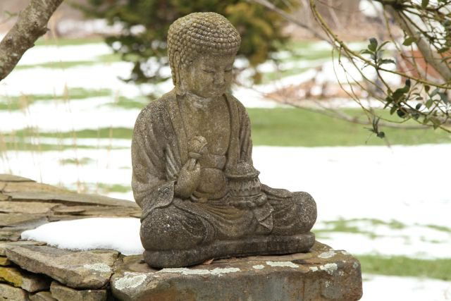 Sand Stone Cast Buddha (1 of 6)