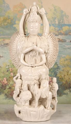 Chinese Blanc de Chine Porcelain Bodhisattva (1 of 9)