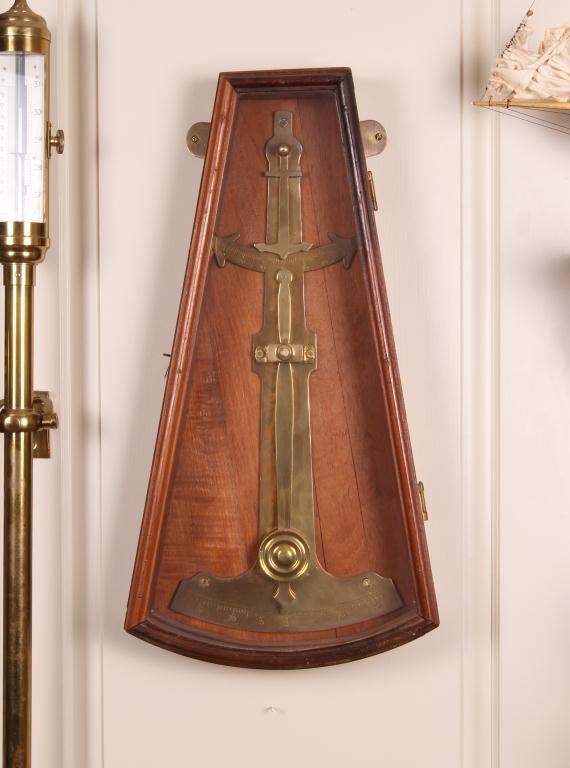 19th c Aged Brass Instrument (1 of 2)