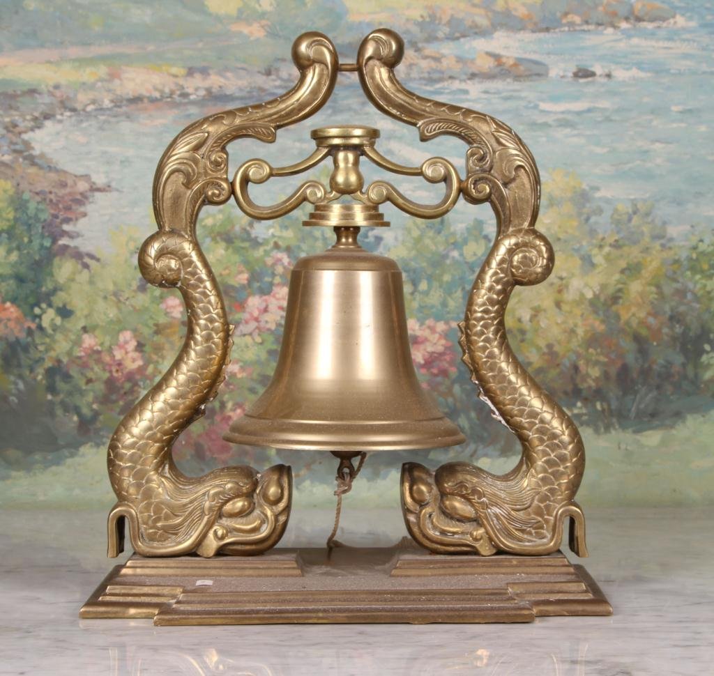 20th c Heavy Brass Ships Bell (1 of 4)