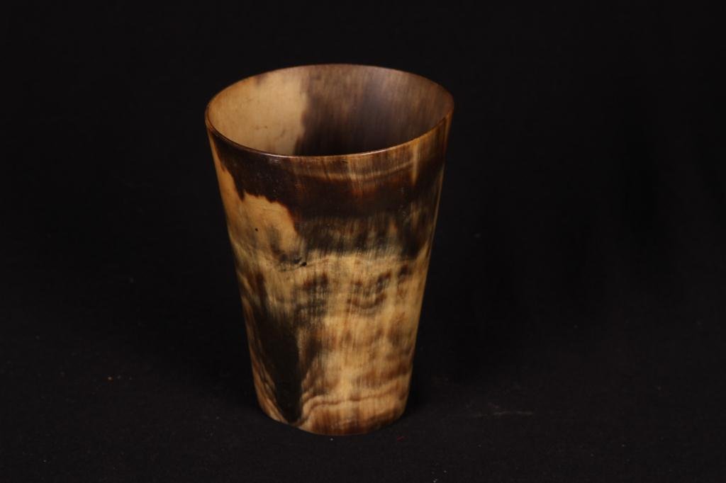 18th c Horn Drinking Cup (1 of 3)