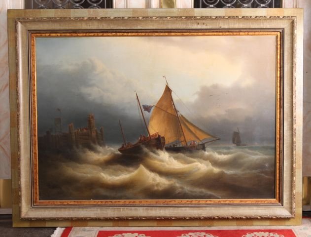 American 19th c Maritime Painting (1 of 4)