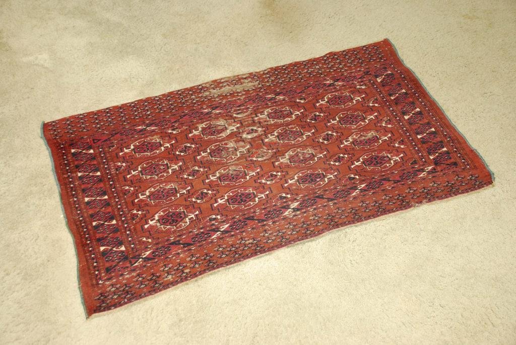 ANTIQUE BOKHARA AREA RUG (1 of 5)