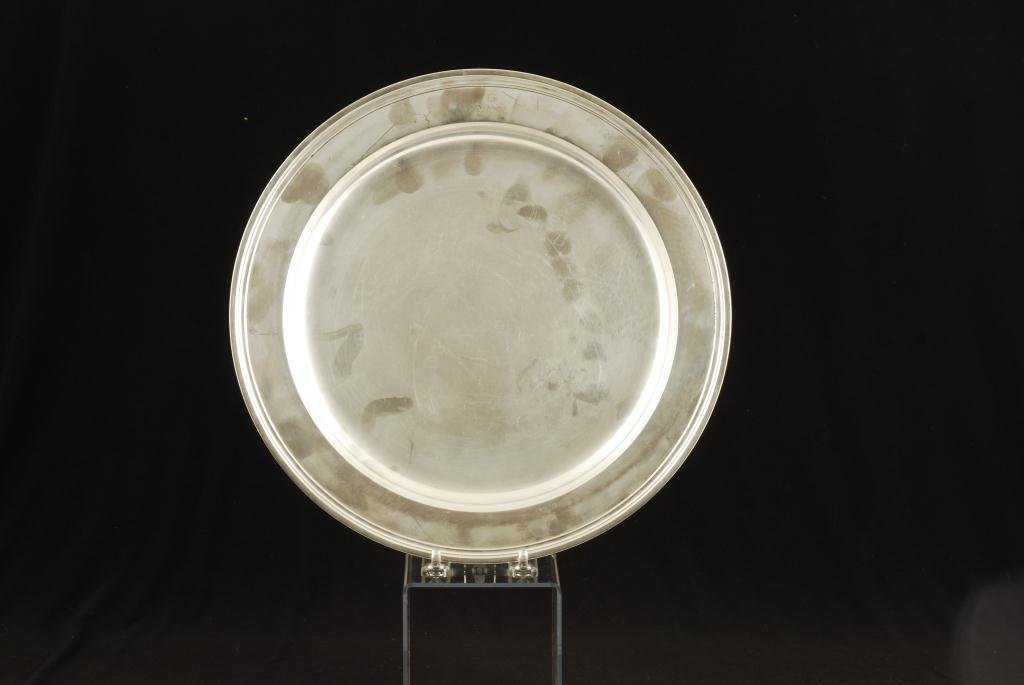 STERLING SILVER TIFFANY & CO. CIRCULAR TRAY (1 of 3)