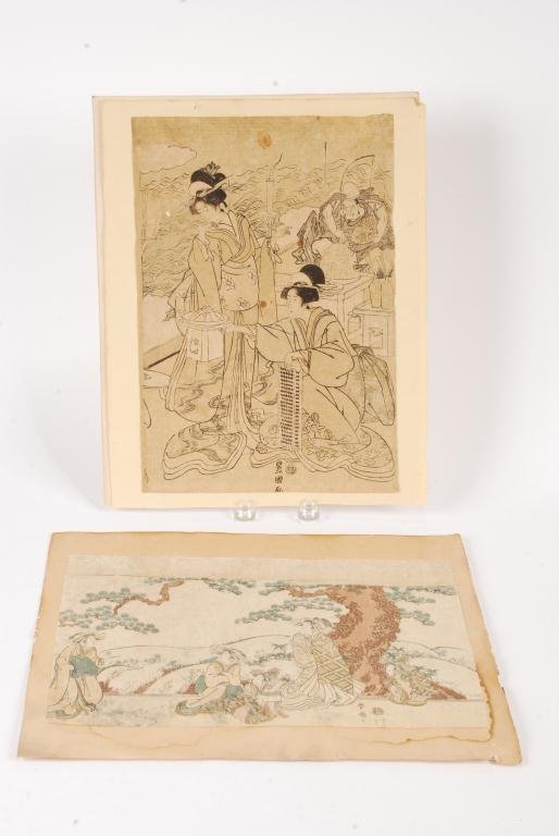 (2) EARLY JAPANESE PRINTS (1 of 4)