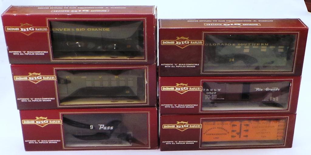 (6) BACHMANN BIG HAULER "G" SCALE RAILROAD CARS (1 of 5)