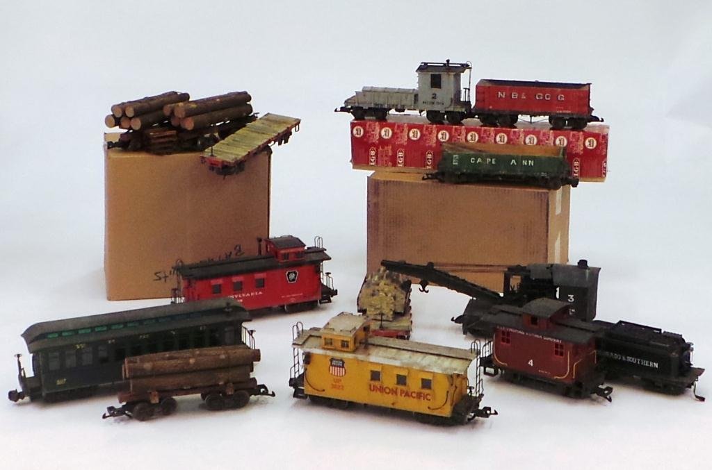 LOT OF (14) (Now 13) ASSORTED "G" SCALE RAILROAD CARS (1 of 7)