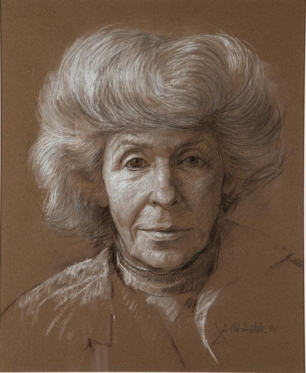 JOHN W. HATCH (1919-1998) The Artist's Wife (1 of 2)