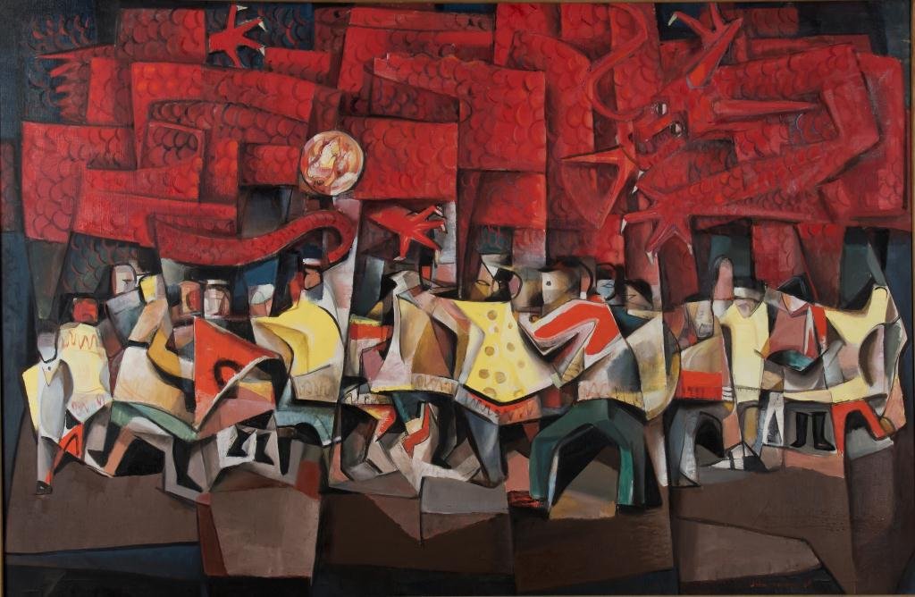 JOHN W. HATCH (1919-1998) Chinese Dragon (1 of 2)